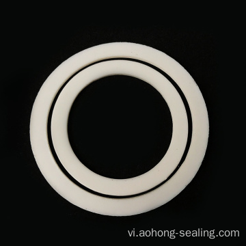 Gasket mặt bích PTFE trắng nhiệt độ cao